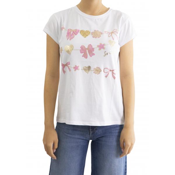 t shirt con fiocchi 